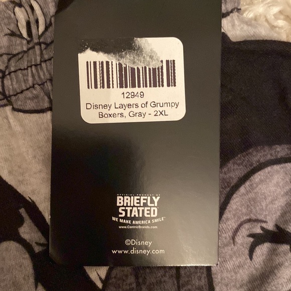 Disney Grumpy Mens Boxers size 2xL - Picture 2 of 7